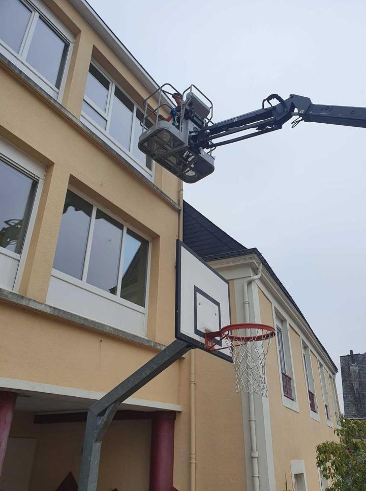 Nettoyage en hauteur, Beaumont-sur-Sarthe